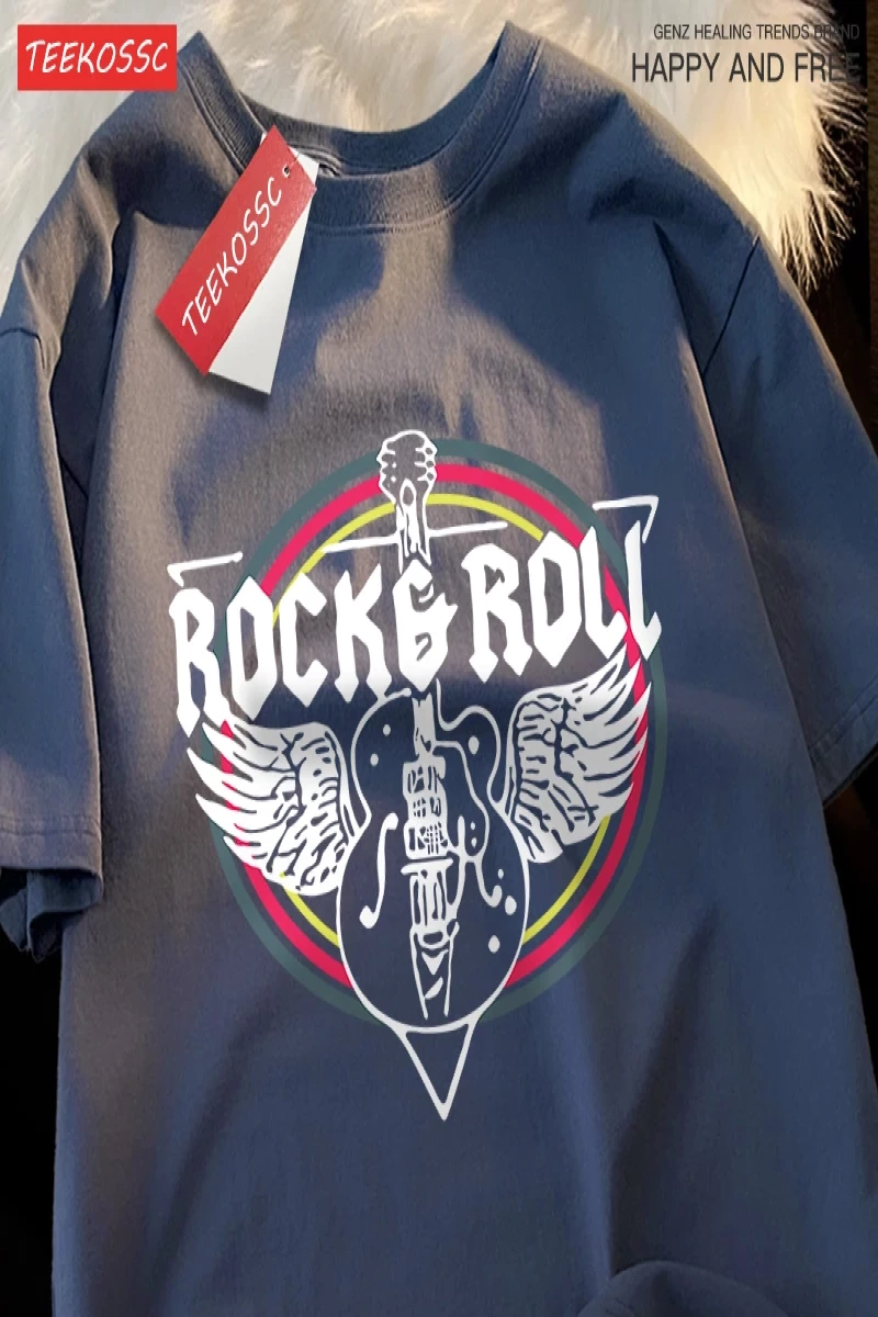 Y2k Vintage Tişört Tee Kaya rulo elektrik gitar