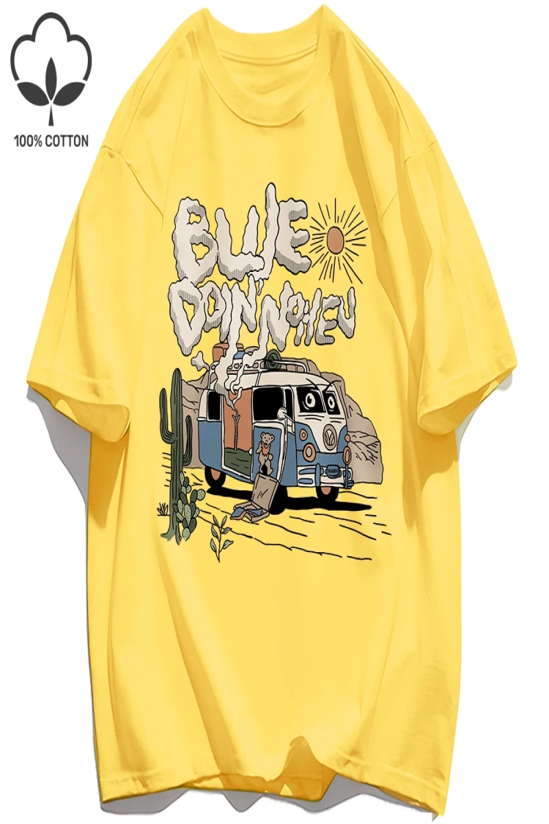 Y2k Vintage Tişört Tee Lütfen Amerikan Retro Karikatür