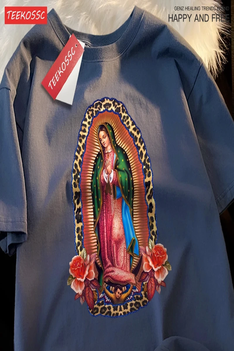 Y2k Vintage Tişört Tee Nuestra Señora De Guadalupe