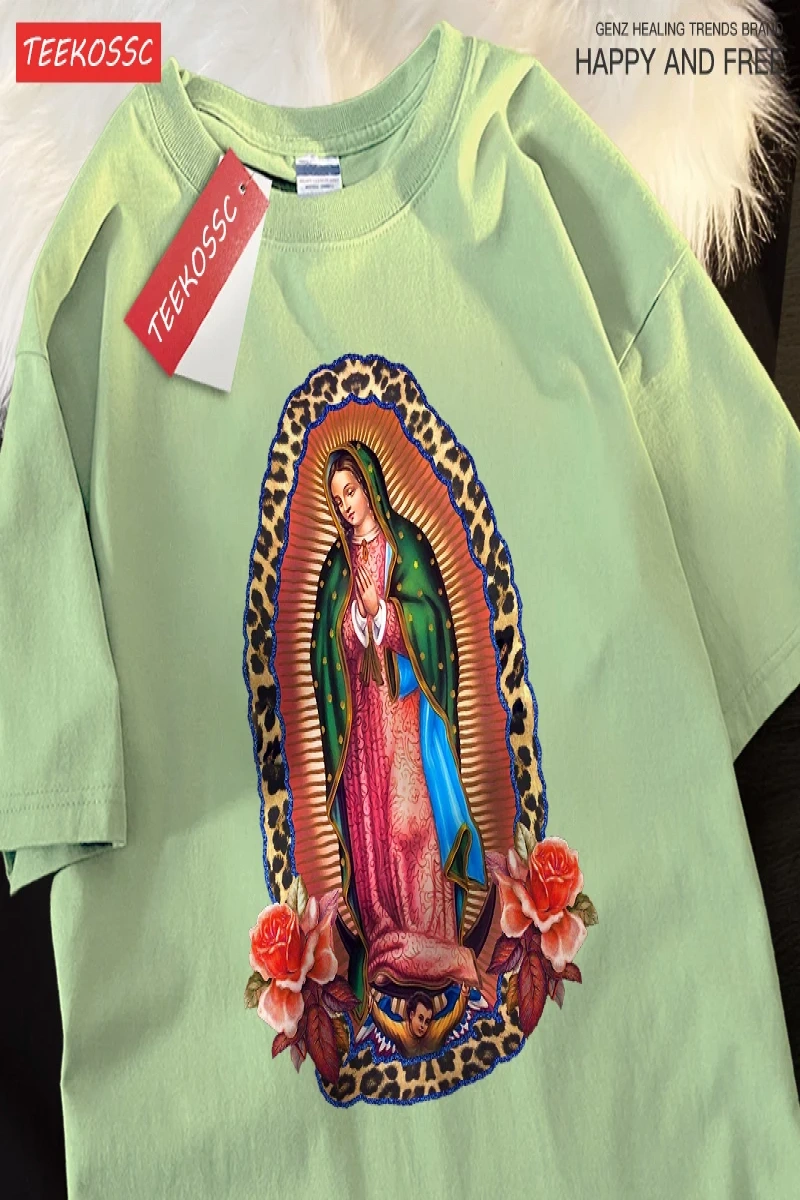 Y2k Vintage Tişört Tee Nuestra Señora De Guadalupe