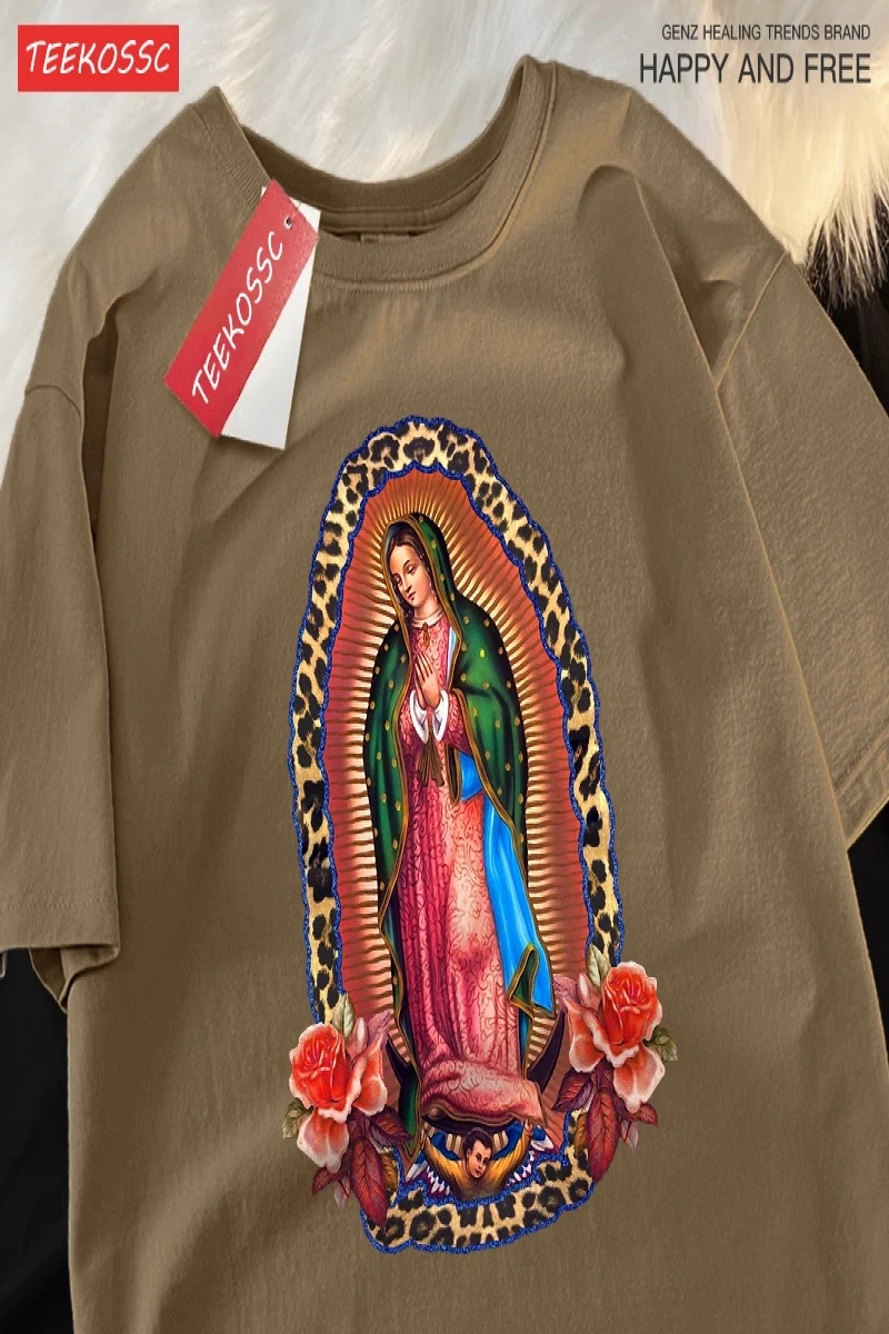 Y2k Vintage Tişört Tee Nuestra Señora De Guadalupe