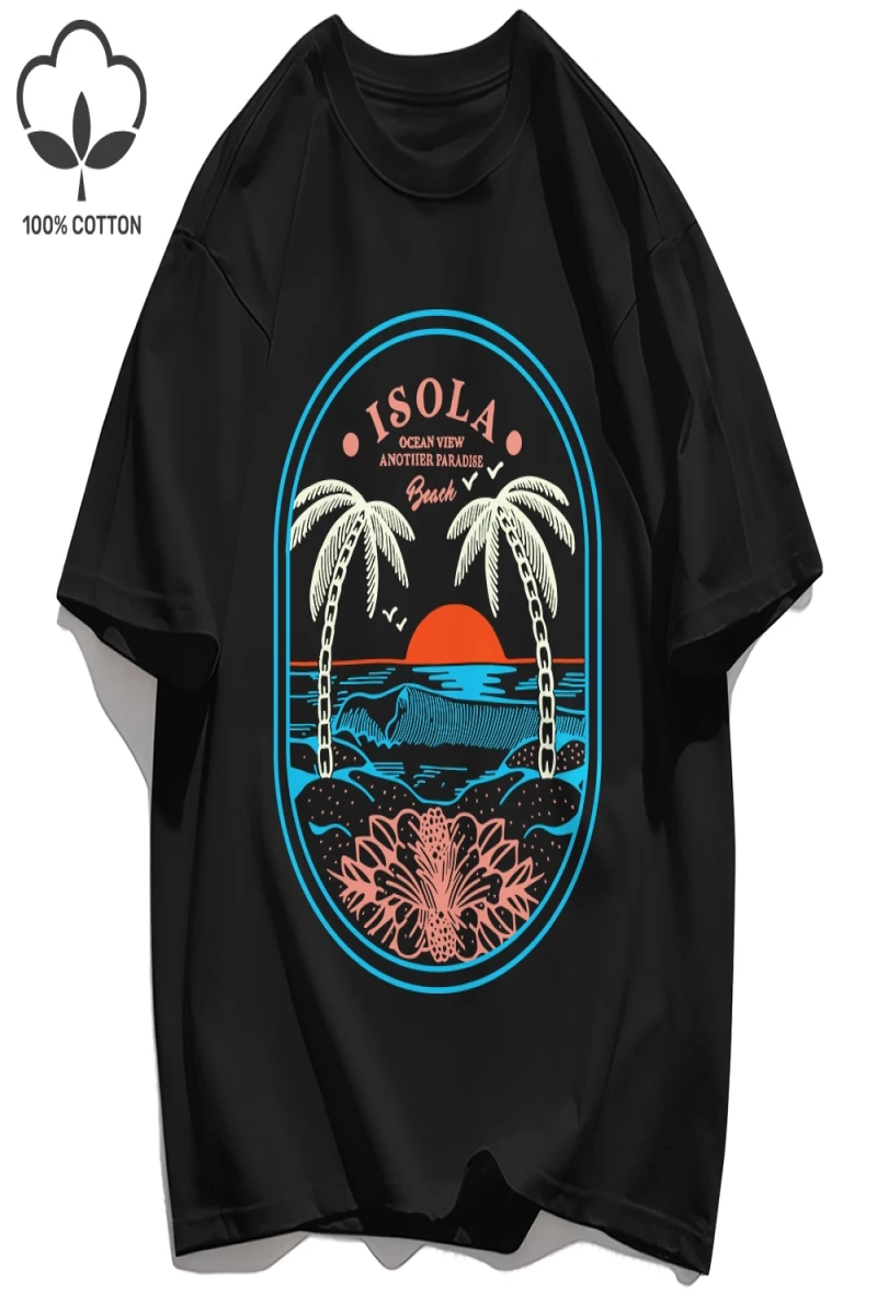 Y2k Vintage Tişört Tee Okyanus Vibw Başka Bir Paradibe
