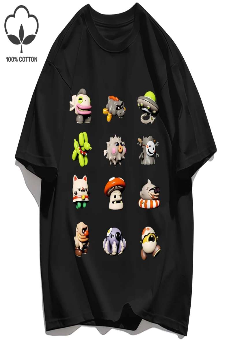 Y2k Vintage Tişört Tee Oniki Karikatür Amerikan Retro Retro