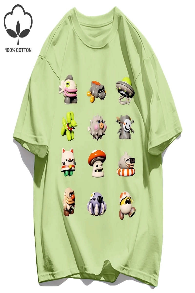 Y2k Vintage Tişört Tee Oniki Karikatür Amerikan Retro Retro