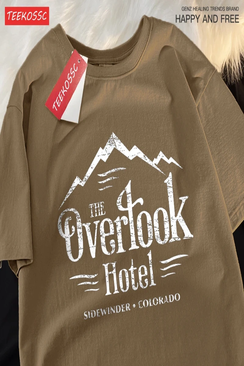 Y2k Vintage Tişört Tee Overlook otel parlayan