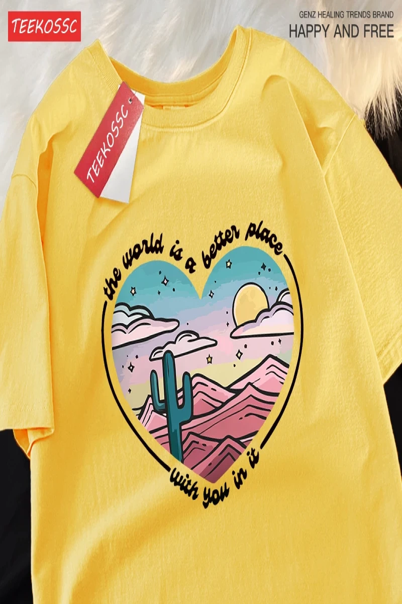 Y2k Vintage Tişört Tee Waild daha iyi bir yer baskı