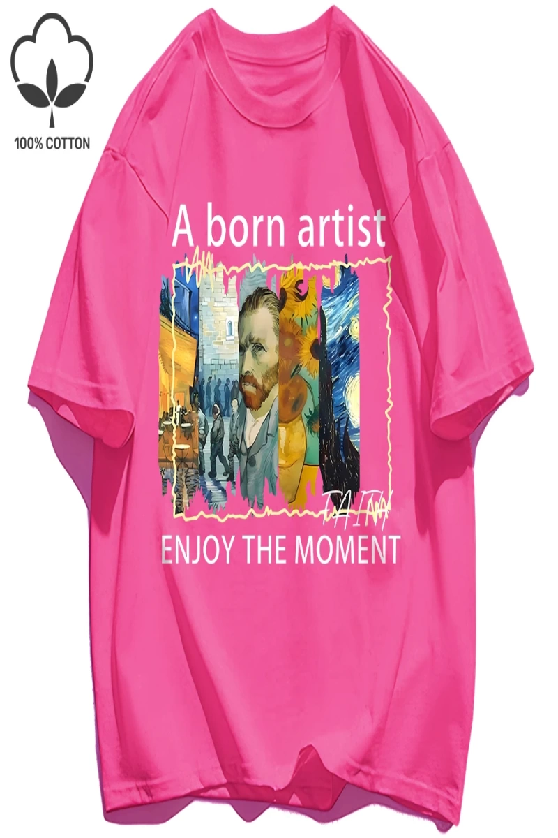 Y2k Vintage Tişört Tee Yağlıboya Metin Kombinasyonu