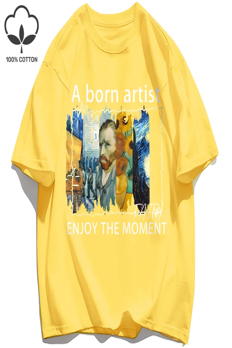 Y2k Vintage Tişört Tee Yağlıboya Metin Kombinasyonu