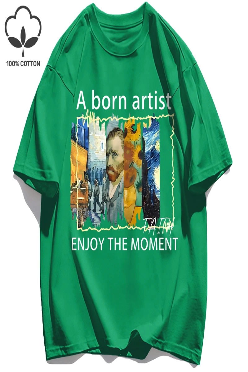 Y2k Vintage Tişört Tee Yağlıboya Metin Kombinasyonu