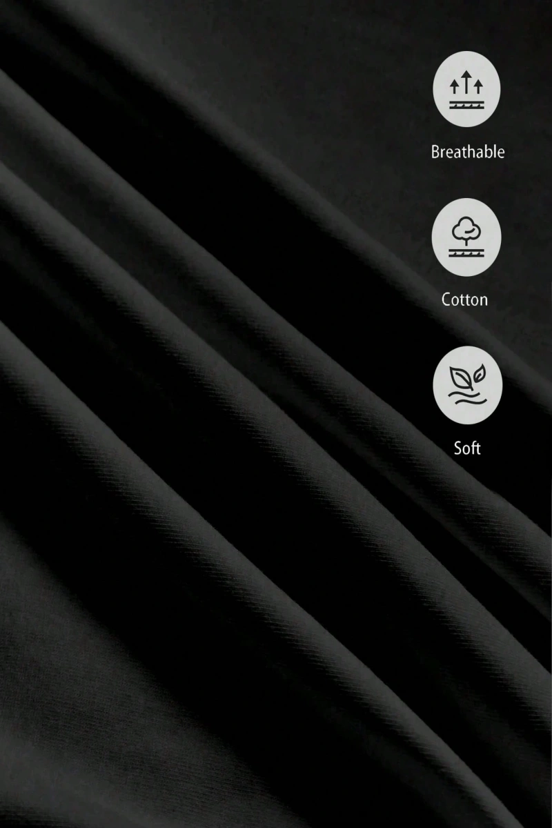 Adrift DAZY Kadın Düz Renk Yuvarlak Yaka Bol Kesim Uzun Kısa Kollu Tişört Yaz