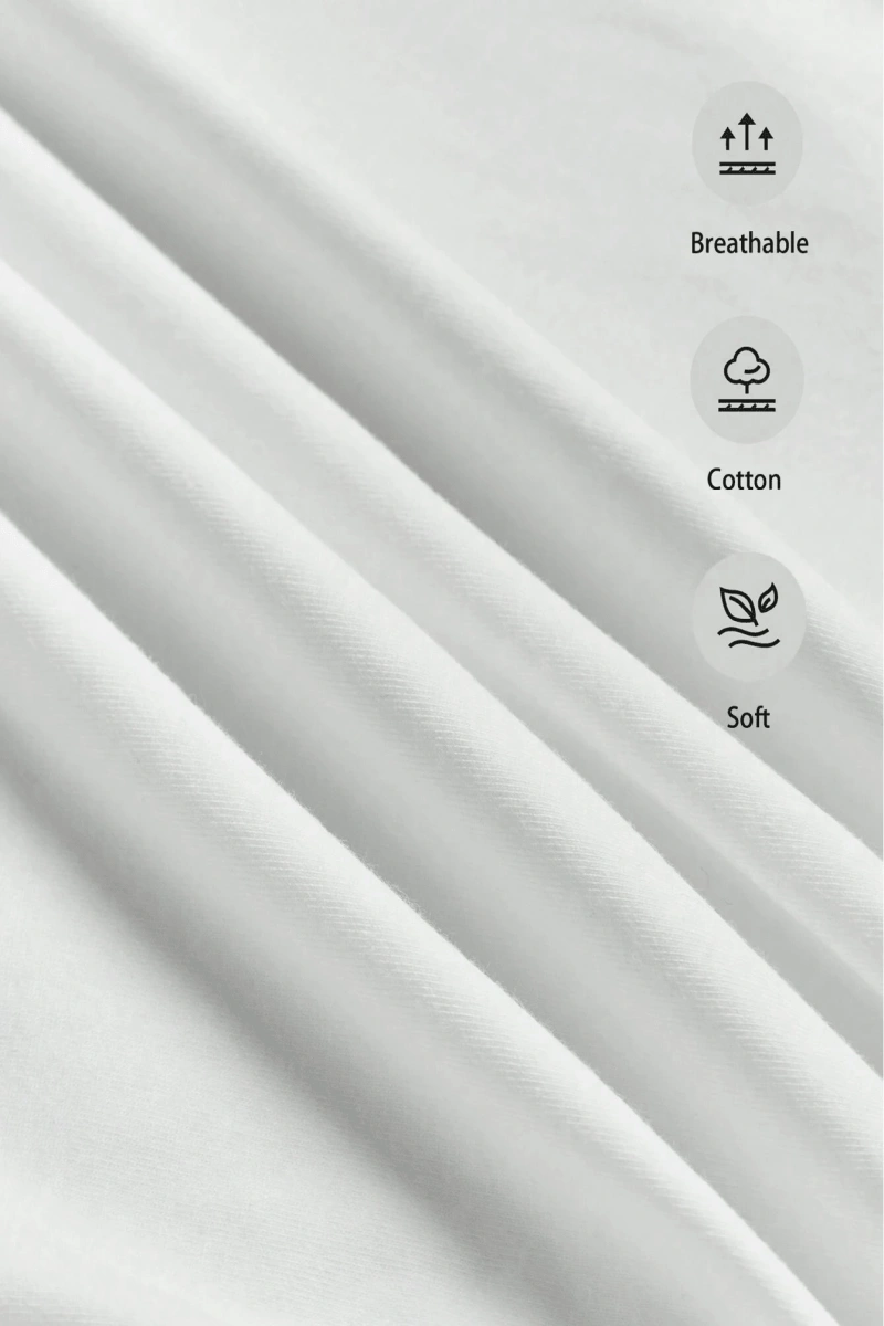 Adrift DAZY Kadın Düz Renk Yuvarlak Yaka Bol Kesim Uzun Kısa Kollu Tişört Yaz