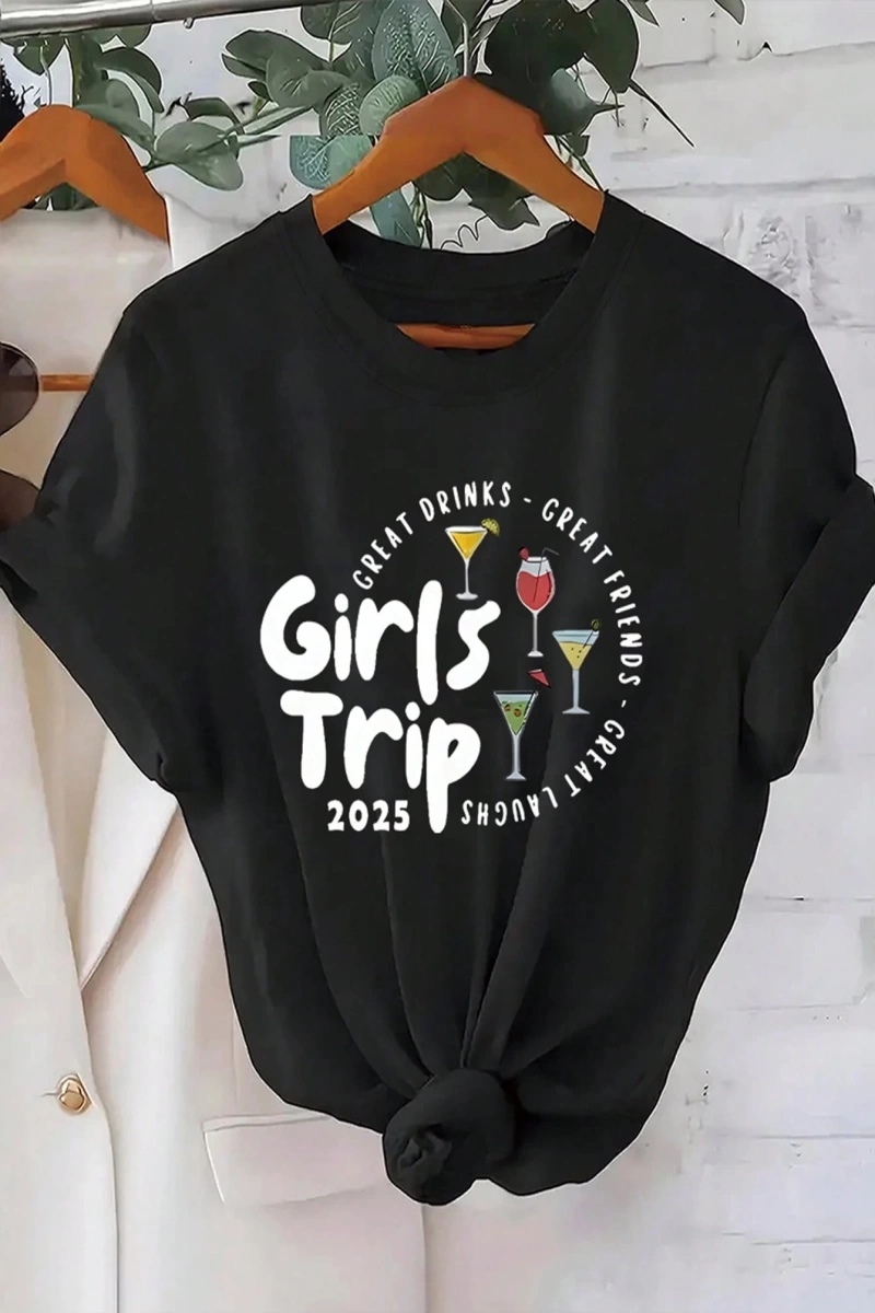 Yazlık Kadın Bol Tişört, Hayat Aperol Spritz Baskılı, Pamuklu, Beyaz Kısa Kollu, Grafik Tişör