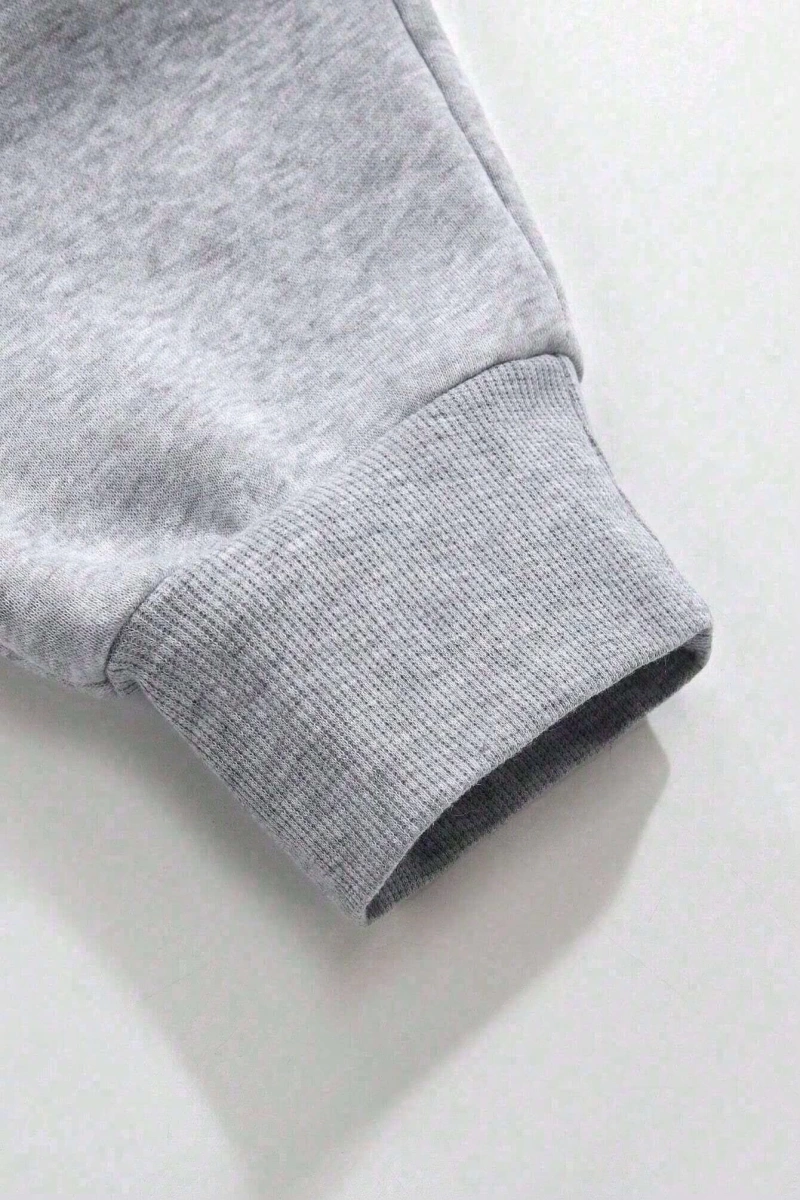 Yeni Erkek Kaburgalı Eşofman Altı İnek Desenli, Elastik Bel, Bağcıklı, Günlük Spor Jogger Pan