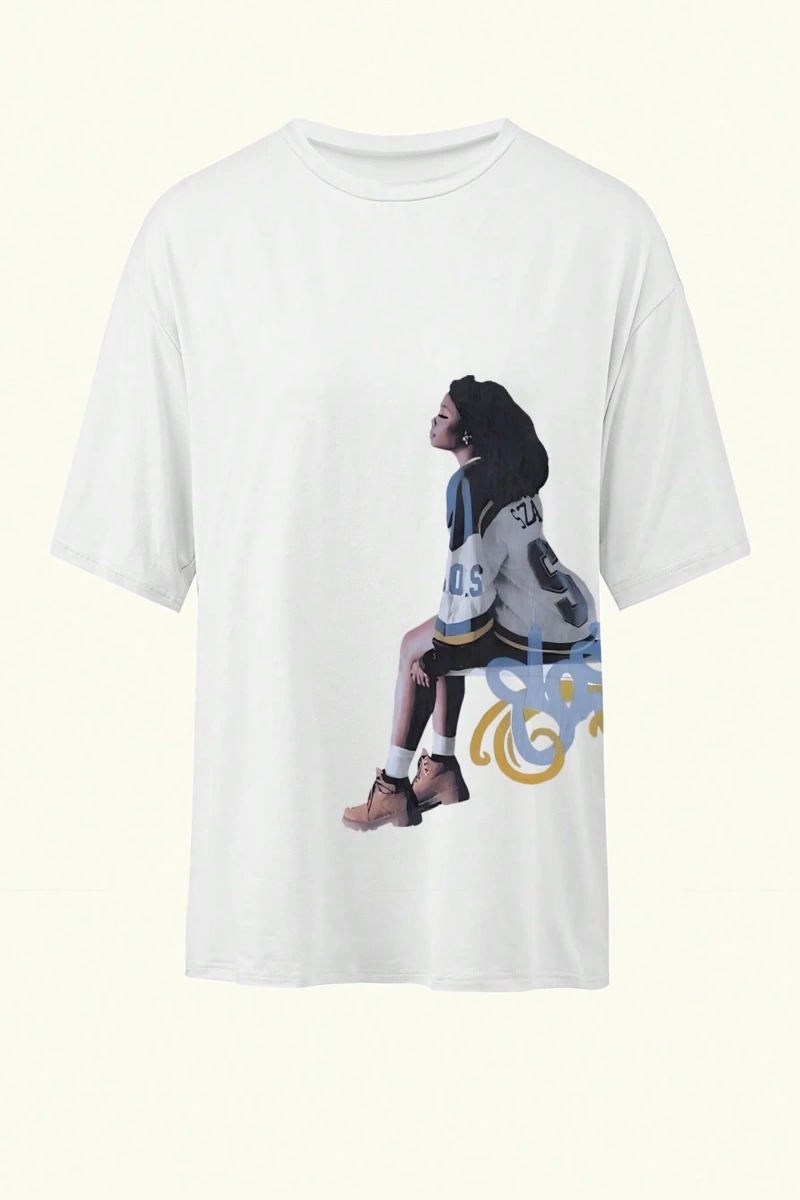 Yeni Y2K Millennium Moda Grafik Tişört, Unisex Sokak Stili, Günlük Giyim İçi