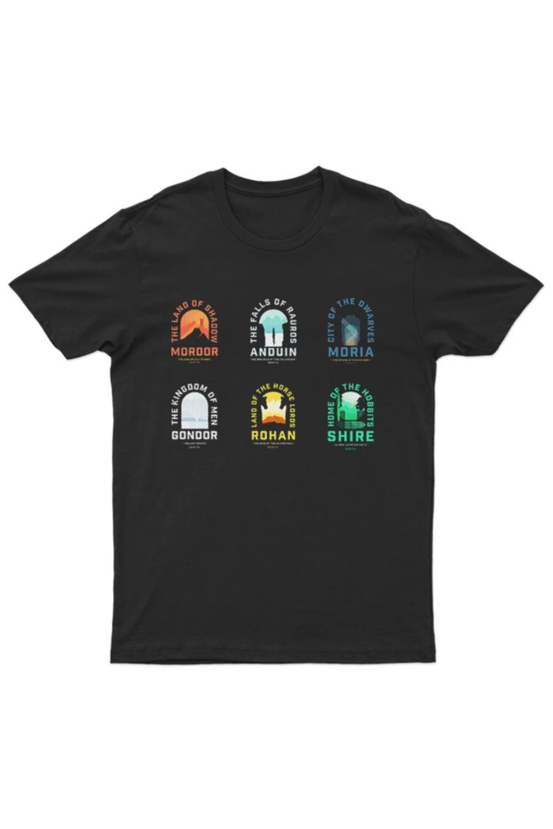 Yüzüklerin Efendisi - Lord Of The Rings Unisex Tişört T-shirt Bet1210