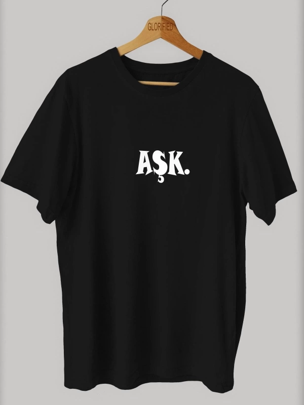 -wed Aşk Baskılı Oversize T-shirt ( Tişört )sokak Tarzı