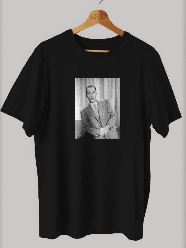 -wed Bing Crosby Baskılı Oversize T-shirt ( Tişört )sokak Tarzı