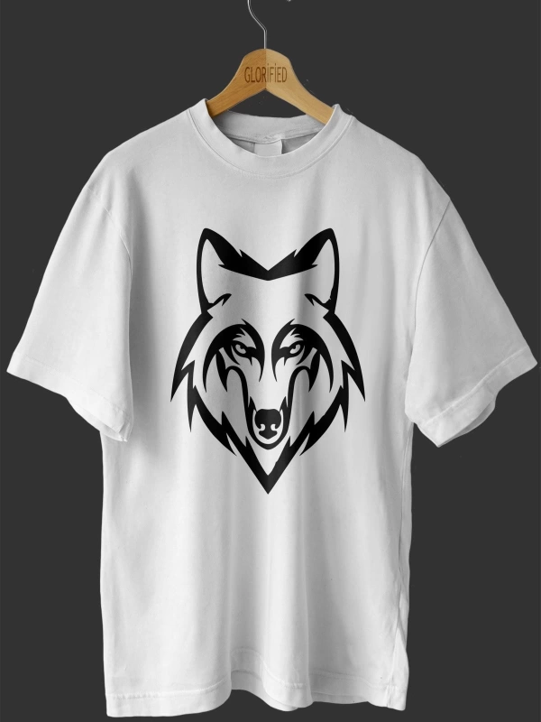 -wed Bozkurt Baskılı Oversize T Shirt