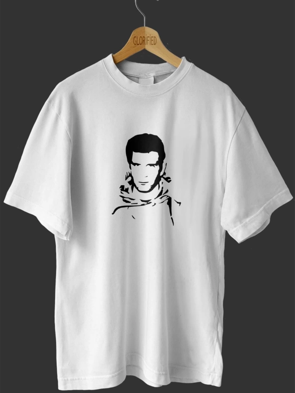-wed Deniz Gezmiş 2 Tasarım Baskılı Oversize T Shirt