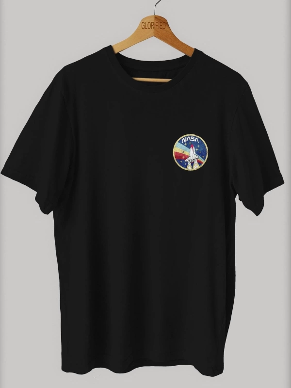 -wed Nasa Baskılı Oversize T-shirt ( Tişört )sokak Tarzı