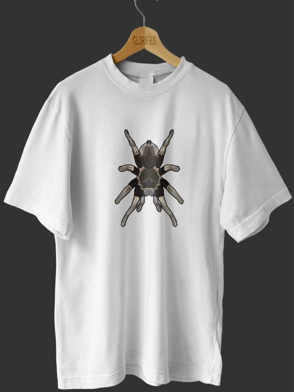 -wed Tarantula Tasarım Baskılı Oversize T-shirt ( Tişört )