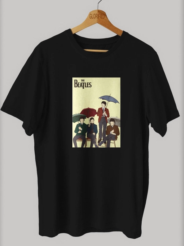 -wed The Beatles Tasarım Baskılı Oversize T-shirt ( Tişört )sokak Tarzı