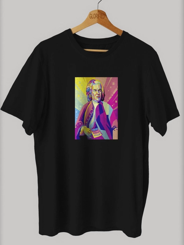 -wed Wolfgang Mozart Tasarım Baskılı Oversize T-shirt ( Tişört )sokak Tarzı