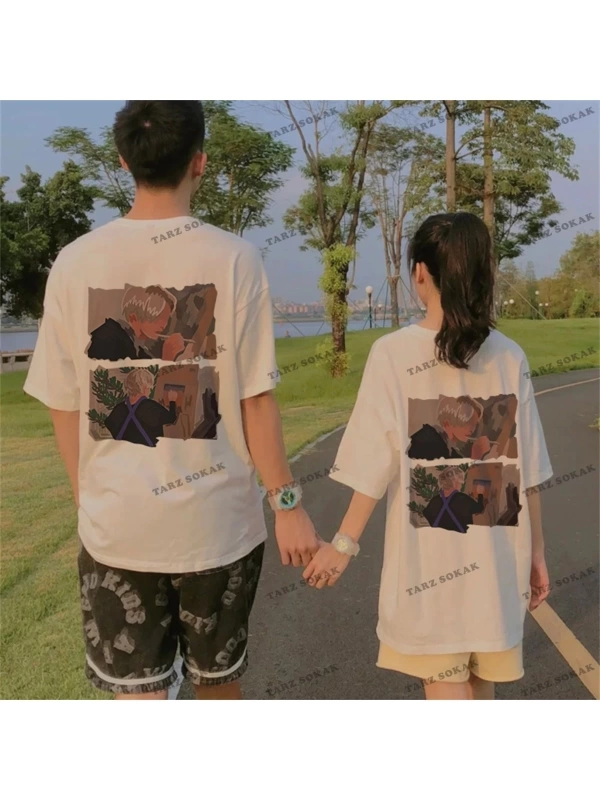 2 Adet Tir Harajuku Style Çift Sevgili Kombinleri Couple Clothing Yeni Sezon