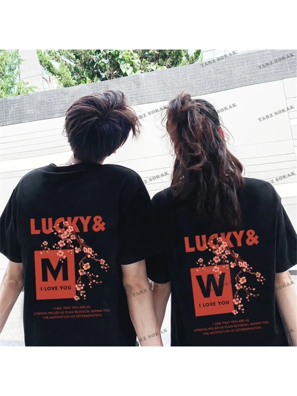 2 Adet Tir Harajuku Style Çift Sevgili Kombinleri Couple Clothing Yeni Sezon