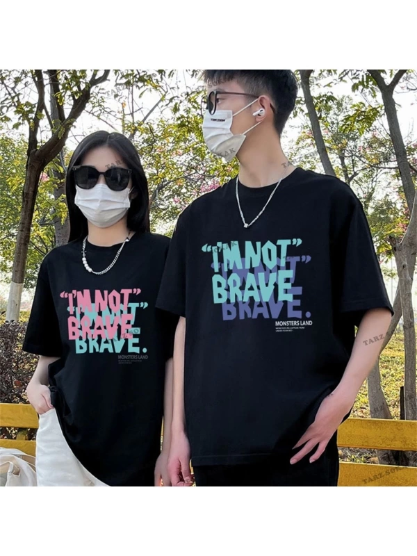 2 Adet Tir Harajuku Style Çift Sevgili Kombinleri Couple Clothing Yeni Sezon