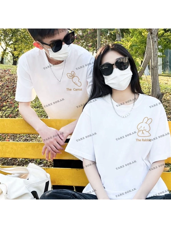 2 Adet Tir Harajuku Style Çift Sevgili Kombinleri Couple Clothing Yeni Sezon