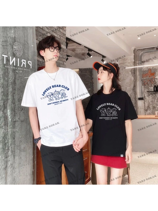 2 Adet Tir Harajuku Style Çift Sevgili Kombinleri Couple Clothing Yeni Sezon