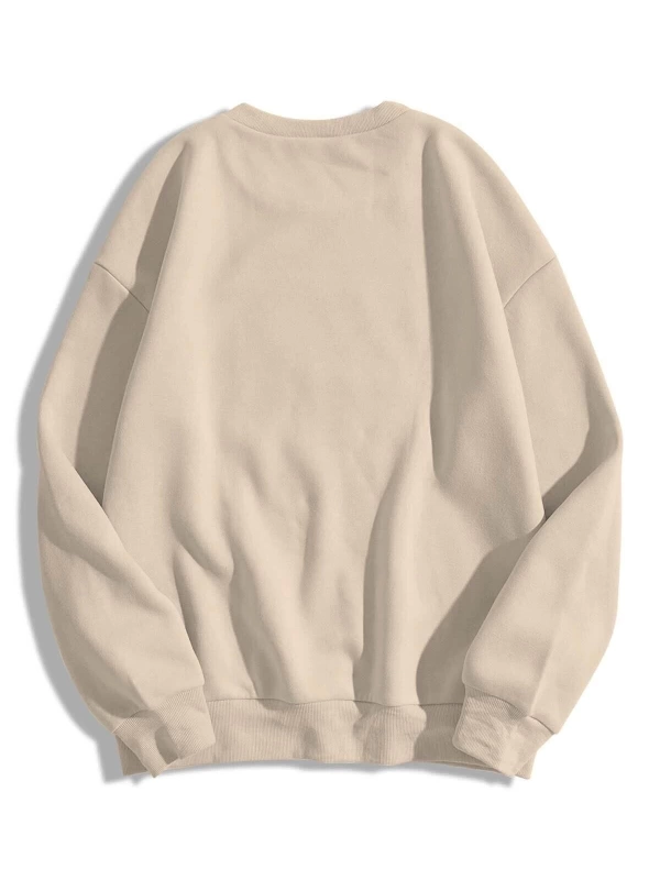 Unisex Dreamer Bisiklet Yaka Sweatshirt Taş Trndz1766