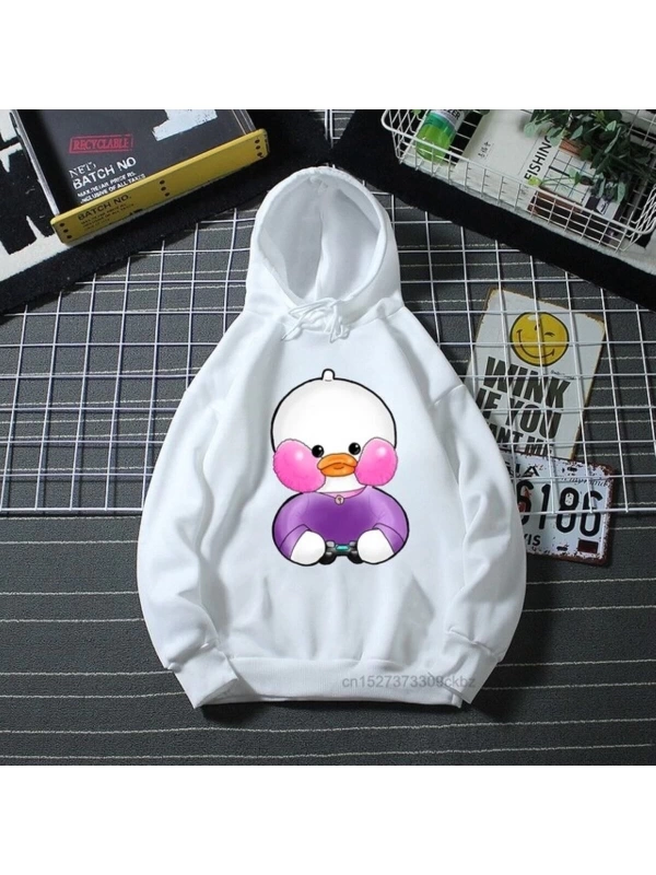 Kedi Aşk Çörek Hayvan Baskı Kapüşonlu Hoodie Mod464 14743