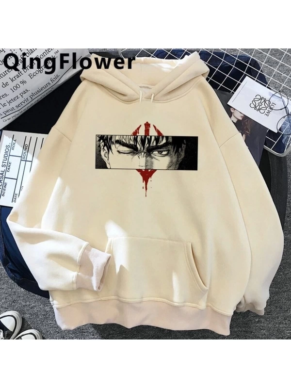 Berserk Guts Harajuku Unisex Kapüşonlu Mod58 12601