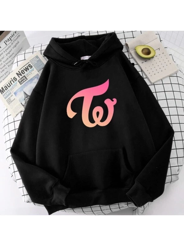 Bts Stil Hoodies Kadın Moda 15078