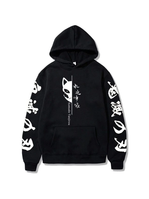 Hoodies Kamado Nezuko Kimetsu Yaiba Kapşonlu Mod752 14799