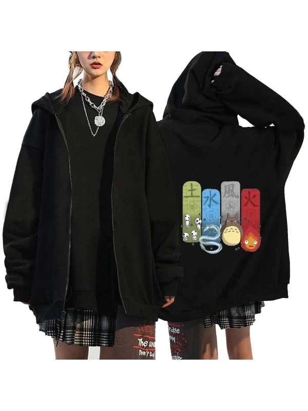 Totoro Totoro Hoodie Harajuku Japonya Model425 14975