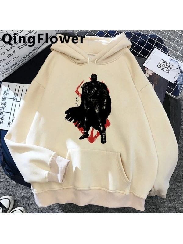 Berserk Guts Harajuku Unisex Kapüşonlu Mod73 12616