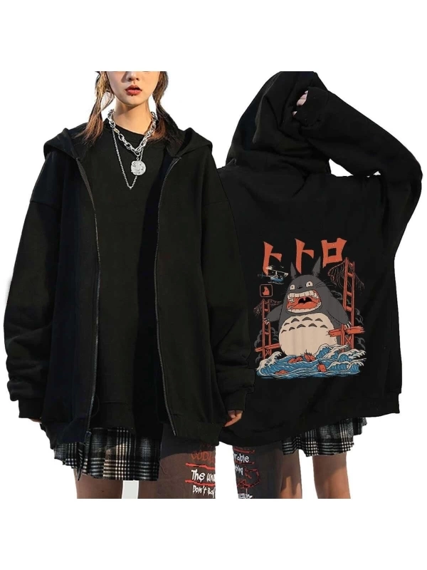 Totoro Totoro Hoodie Harajuku Japonya Model418 14968