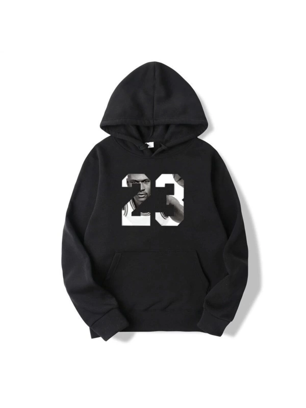 Basketbol 23 Baskı Hoodies Kapşonlu 14886