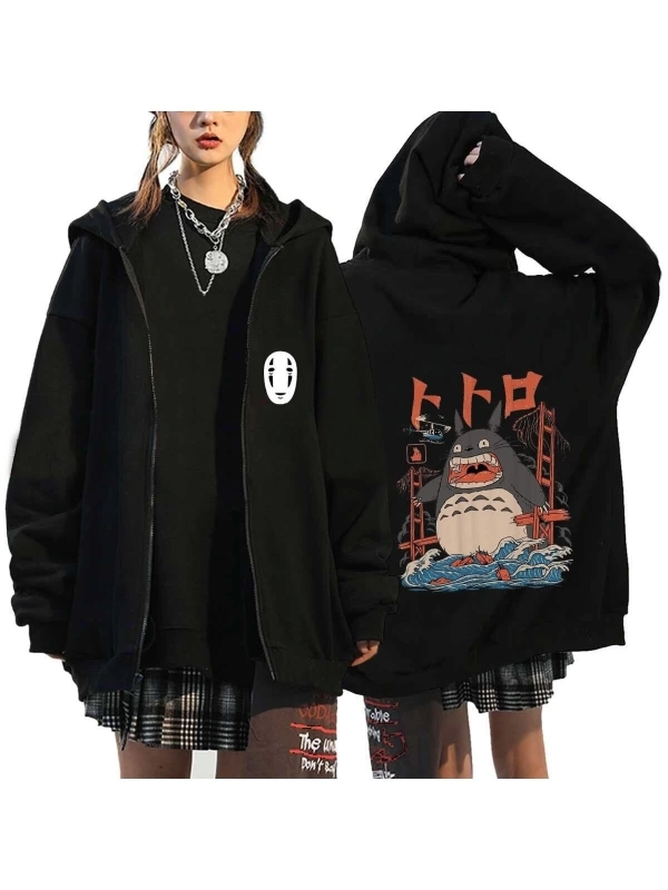 Totoro Totoro Hoodie Harajuku Japonya Model419 14969