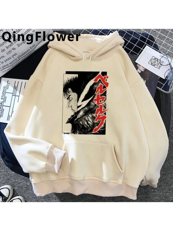 Berserk Anime Grafik Hoodie Model 84 12267