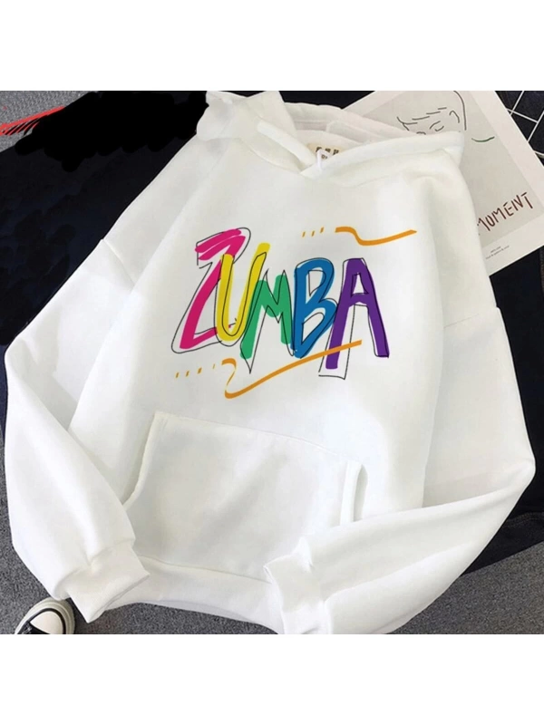 Zumba Grafik Kapşonlu Hoodie Mod85 12335