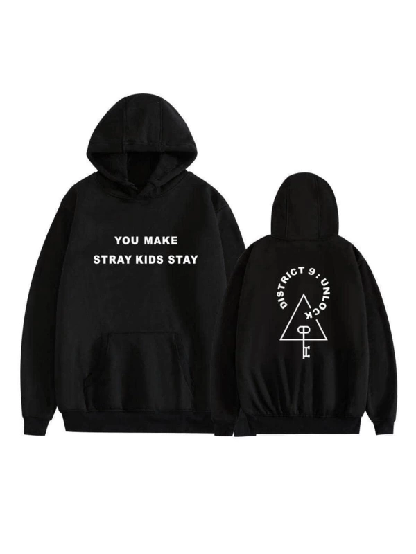 Stray Kids Kapşonlu Hoodie Model798 15191