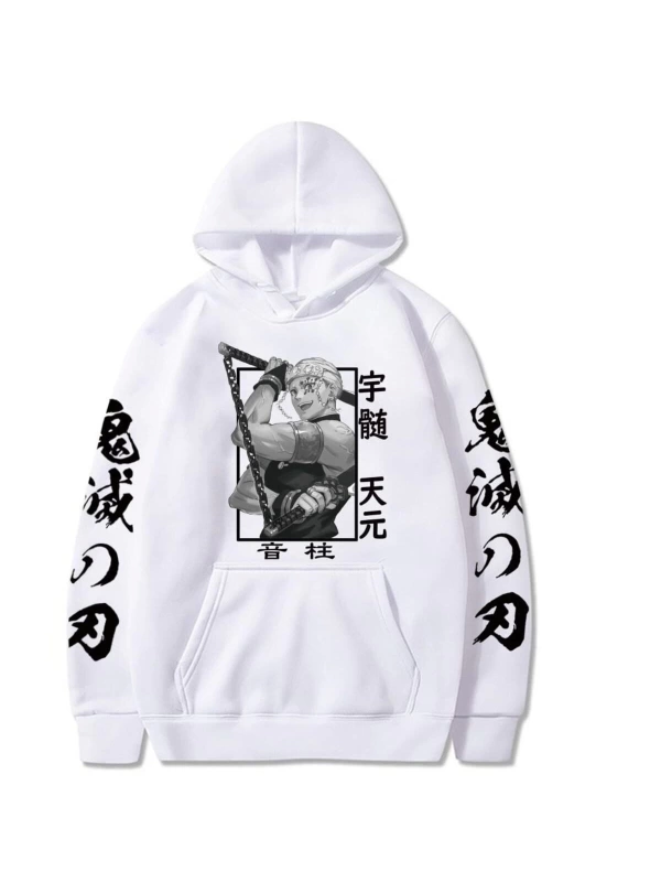 Anime Demon Cleaver Hoodie Uzui Tengen Hoodie 14668