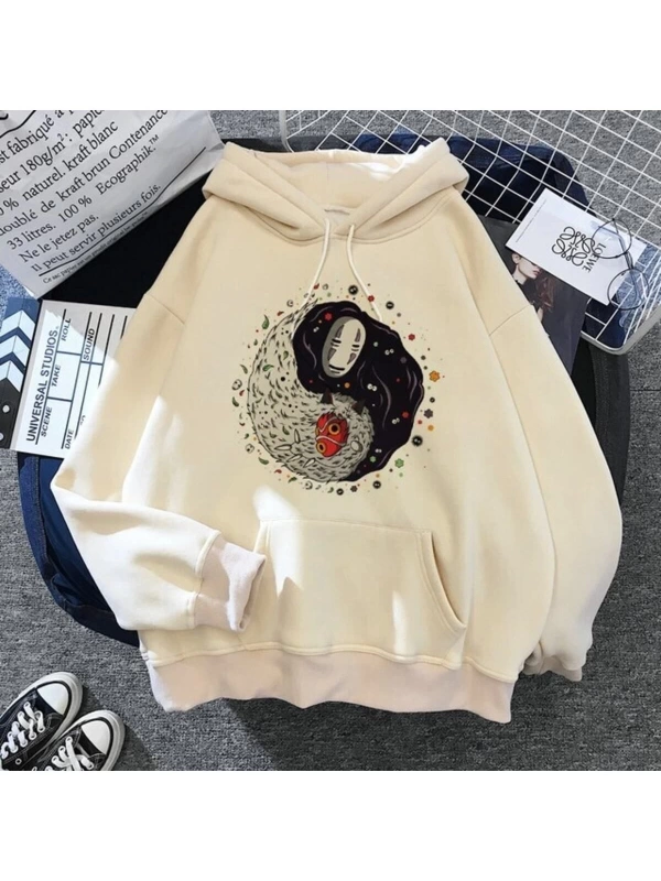 Totoro Kapüşonlu Ghibli Kawaii Hoodie88 14849