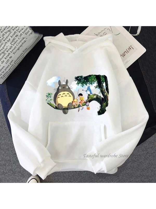 Japon Anime Totoro Kapşonlu Hoodie Mod479 14647