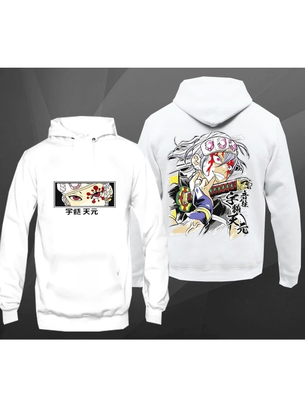 Demon Slayer Tengen Unisex Kapşonlu Hoodies 12799