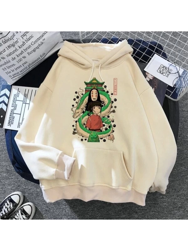 Totoro Kapüşonlu Ghibli Kawaii Hoodie79 14840